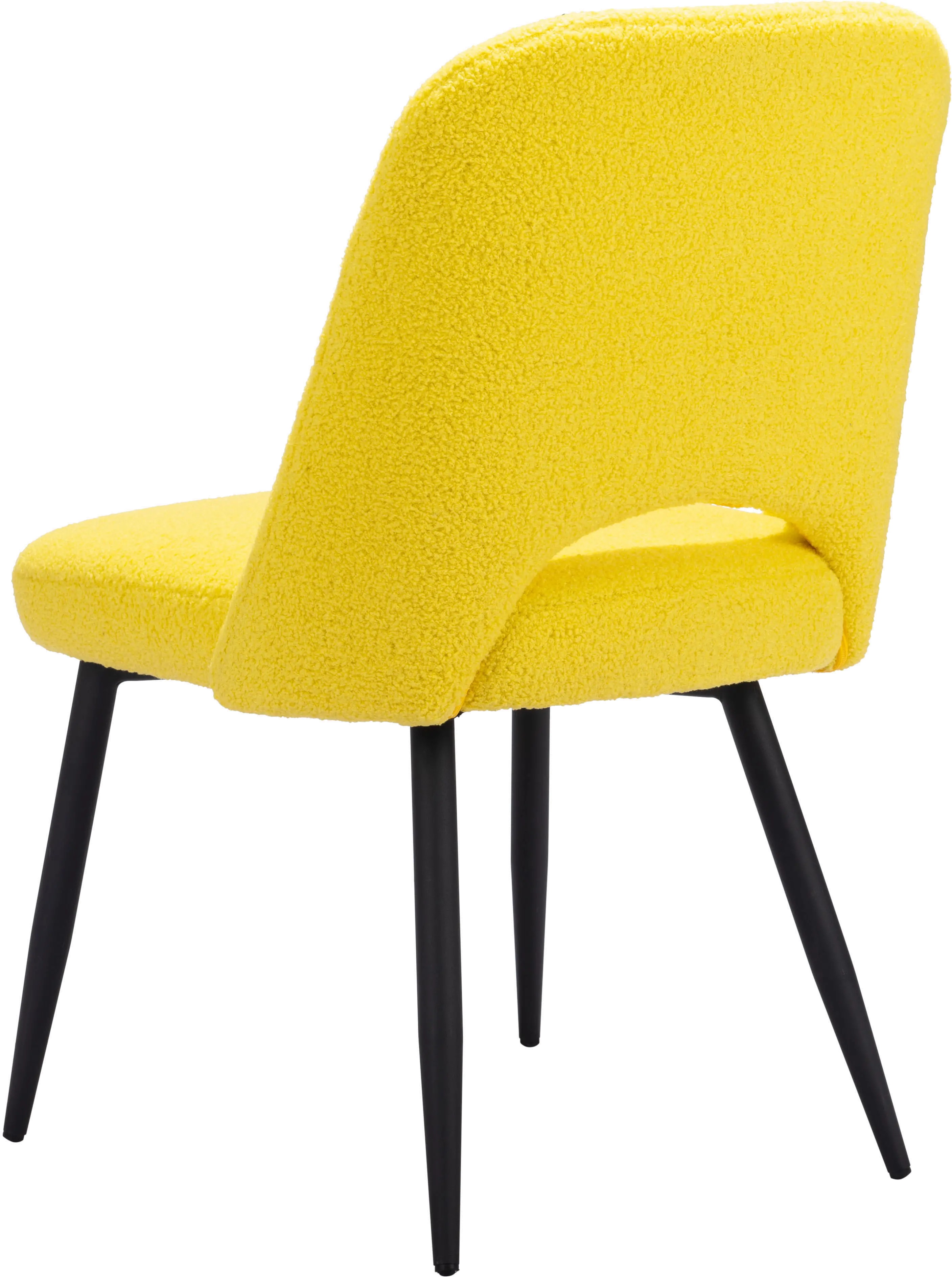 Teddy Yellow Dining Chair， Set of 2