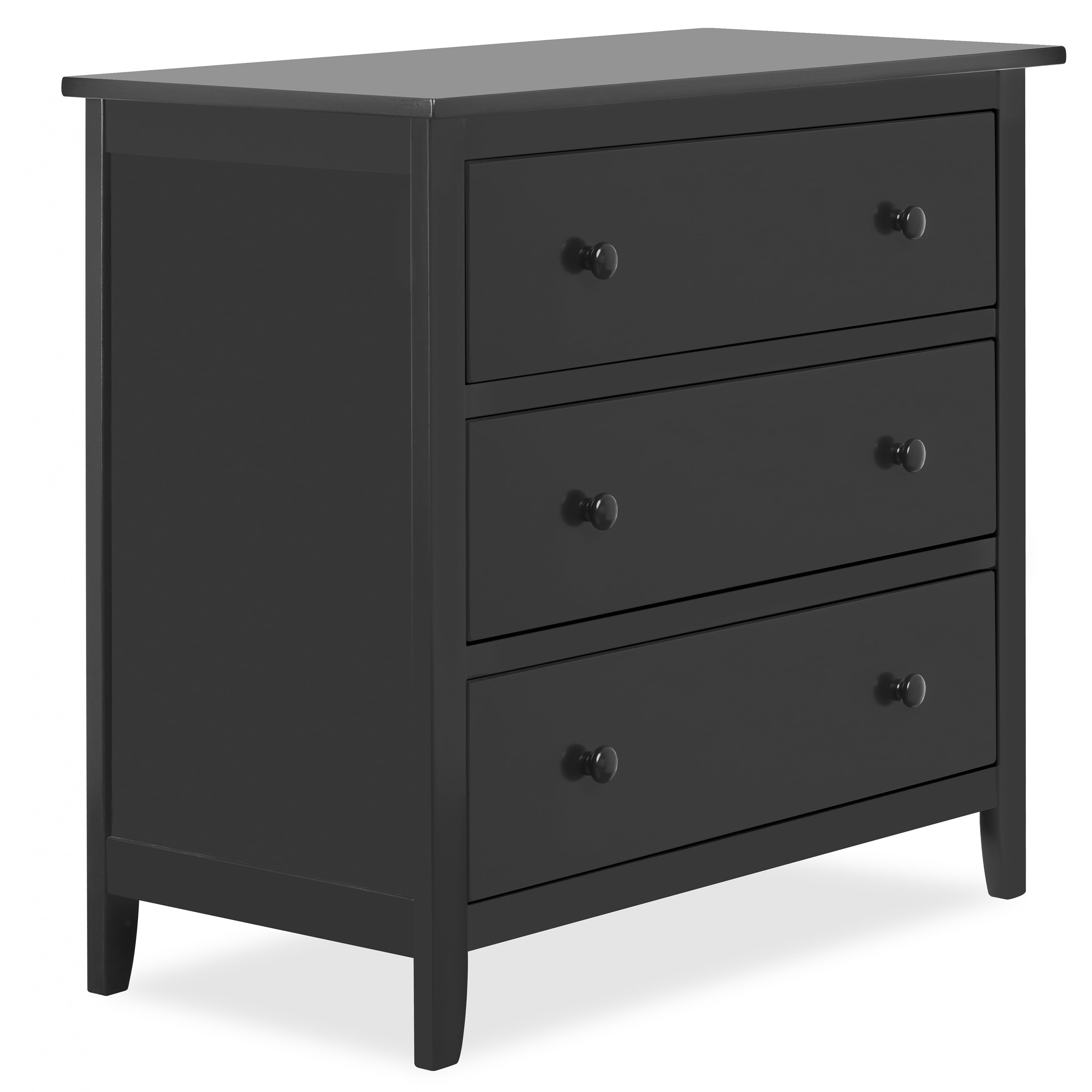 Dream On Me Universal 3 Drawer Chest, Black