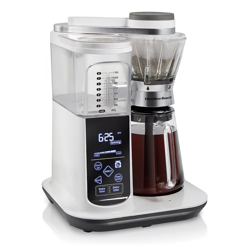 Hamilton Beach Convenient Craft Automatic or Manual Pour-Over Coffee Brewer