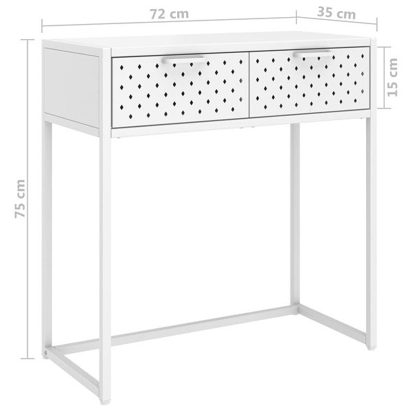 vidaXL Console Table Steel