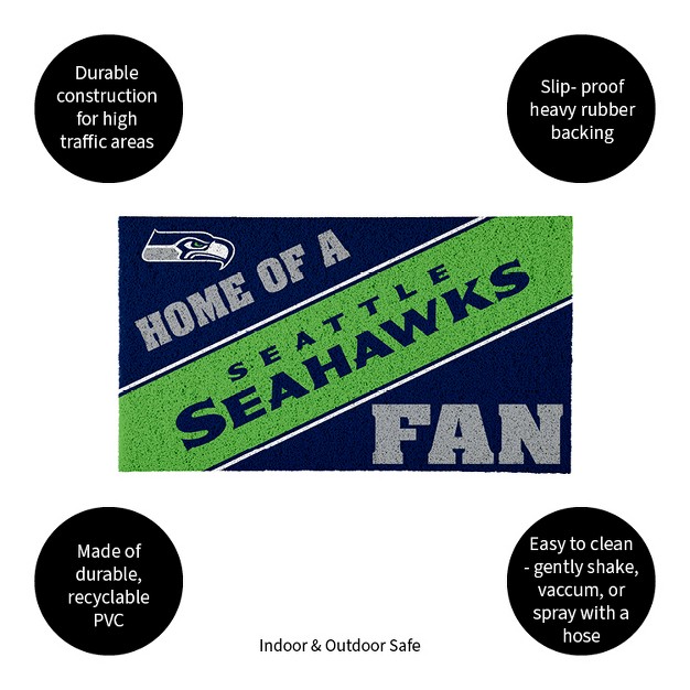 Evergreen Seattle Seahawks Pvc Mat Color