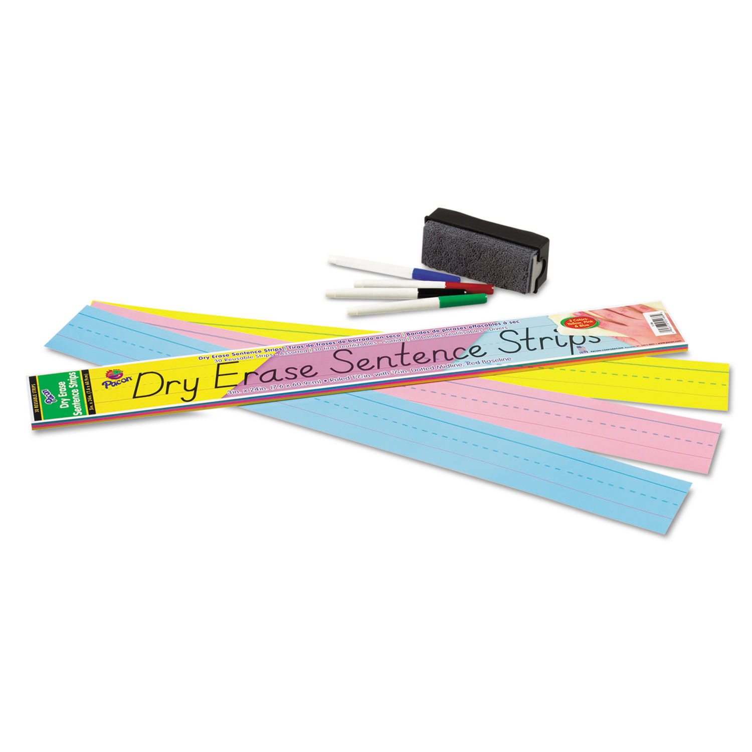 Dry Erase Sentence Strips by Paconandreg; PAC5186