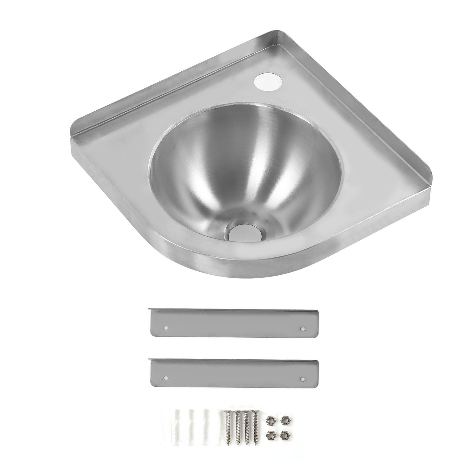 Hand?Wash Sink,  304 Stainless Steel ?Basin?Sink Easy To Clean Large Capacity  For RV