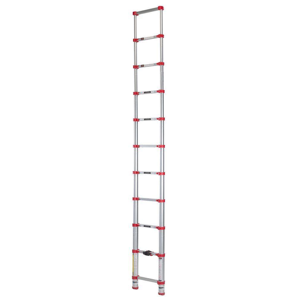 XTEND+CLIMB 10.5 ft. Aluminum Telescoping Extension Ladder (14.5 Reach Height) 250 lbs. Load Capacity Type 1 Duty Rating 760P+