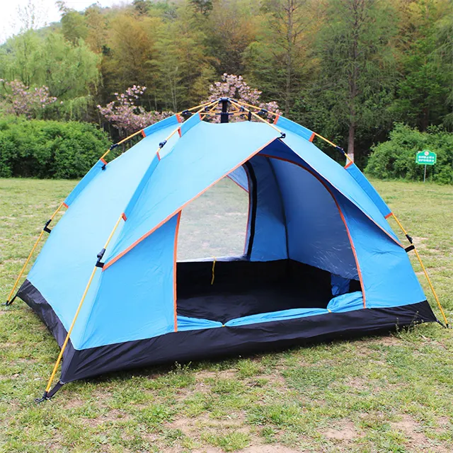 High Quality Pop Up Tent Straight Bracing Type Fold Camping Tent Person Hiking Camping Tent