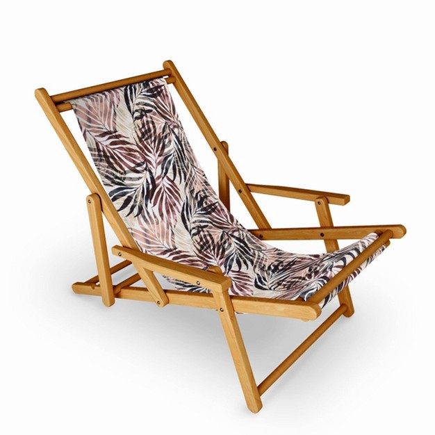 Marta Barragan Camarasa Tropical Modern Abstract Outdoor Sling Chair Deny Designs