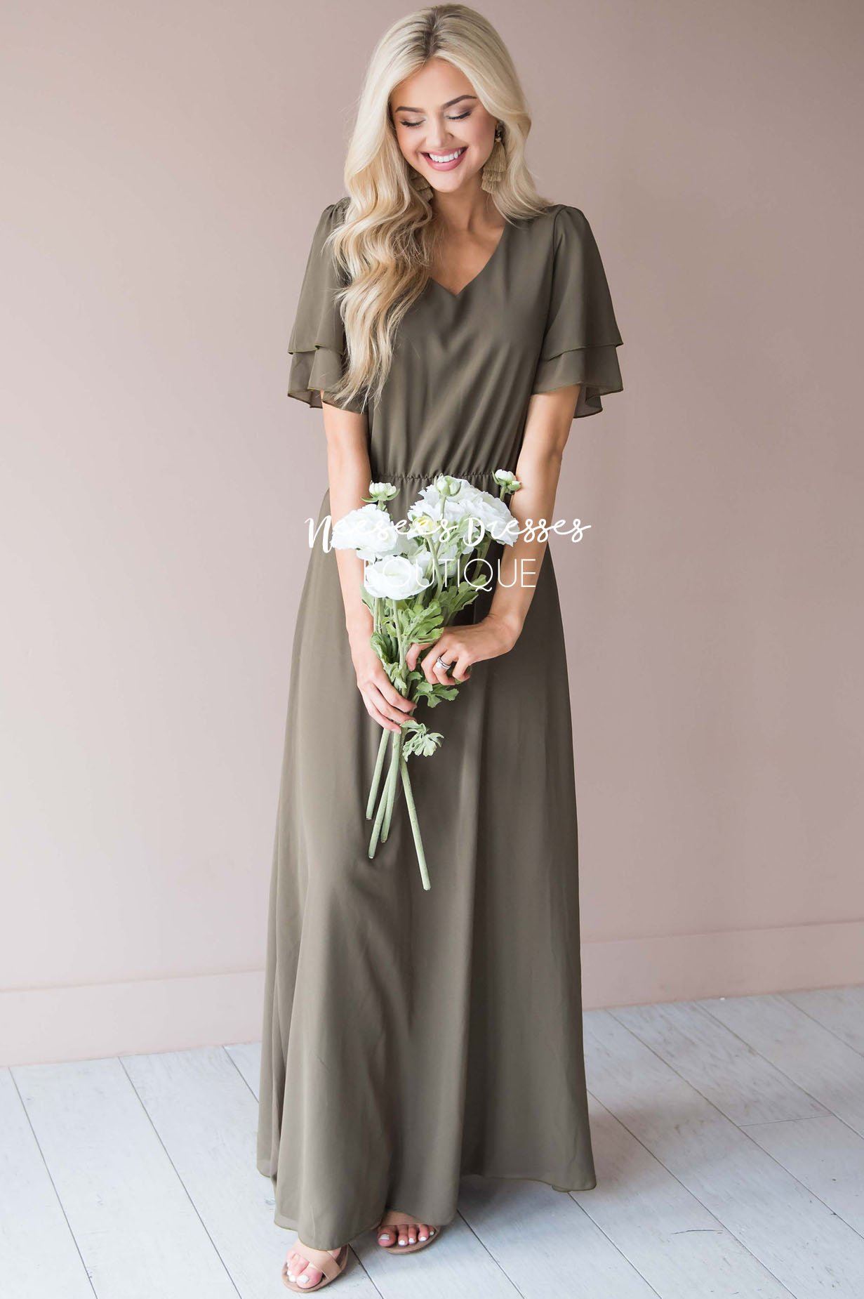 The Chloe Chiffon Maxi Dress