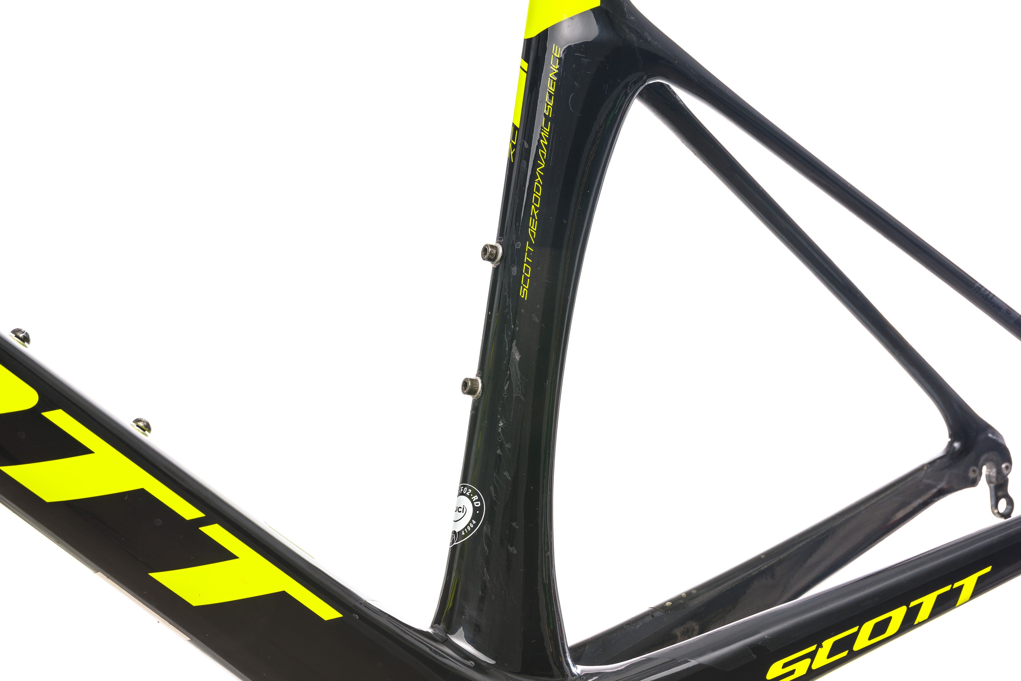 2018 Scott Foil RC Road Frame Set Medium 54cm Carbon 38cm x 90mm Handlebar Stem