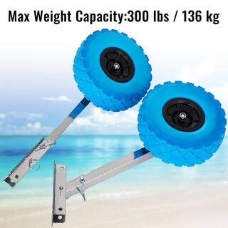 VEVOR Boat Launching Wheels Stainless Steel Transom Launching Wheel Dolly Stainless Steel for Inflatable Boat LZXXYTJL000000001V0