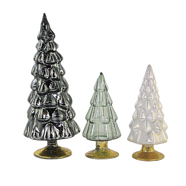 Small Hue Trees Gray Set 3 Halloween Decorate Decor Mantle Cody Foster Decorative Sculptures