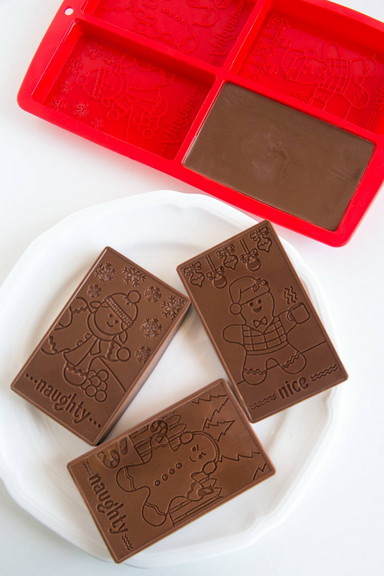 Bakelicious 72849 Naughty   Nice Chocolate Bark Mo...