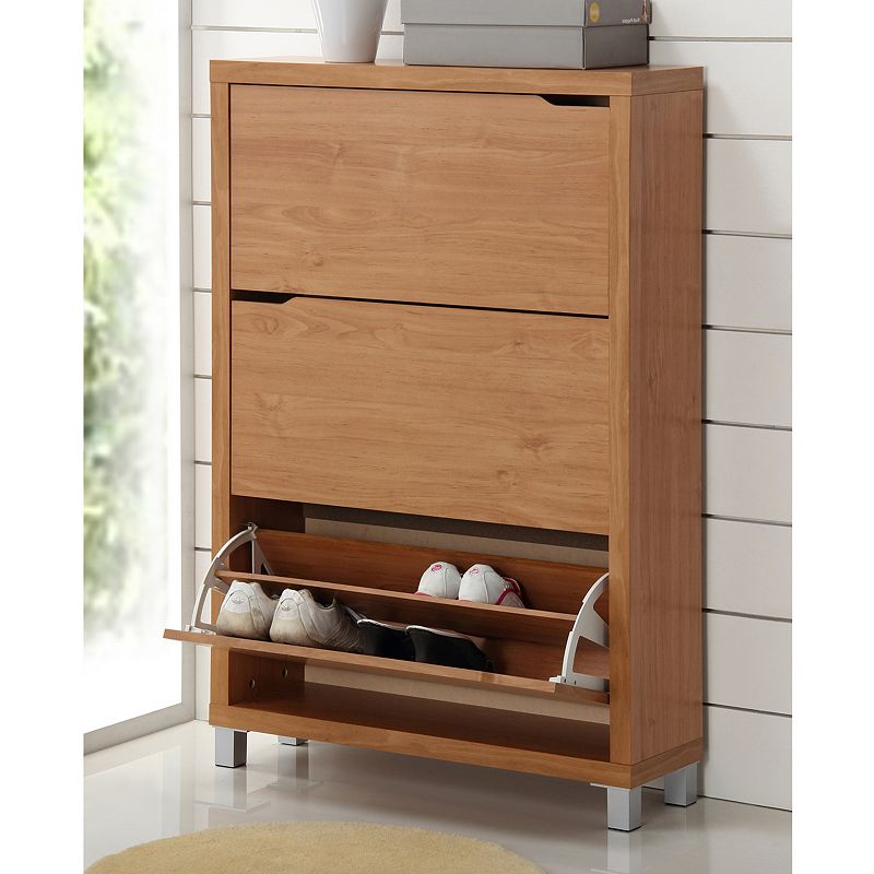 Baxton Studio Simms Modern Shoe Cabinet