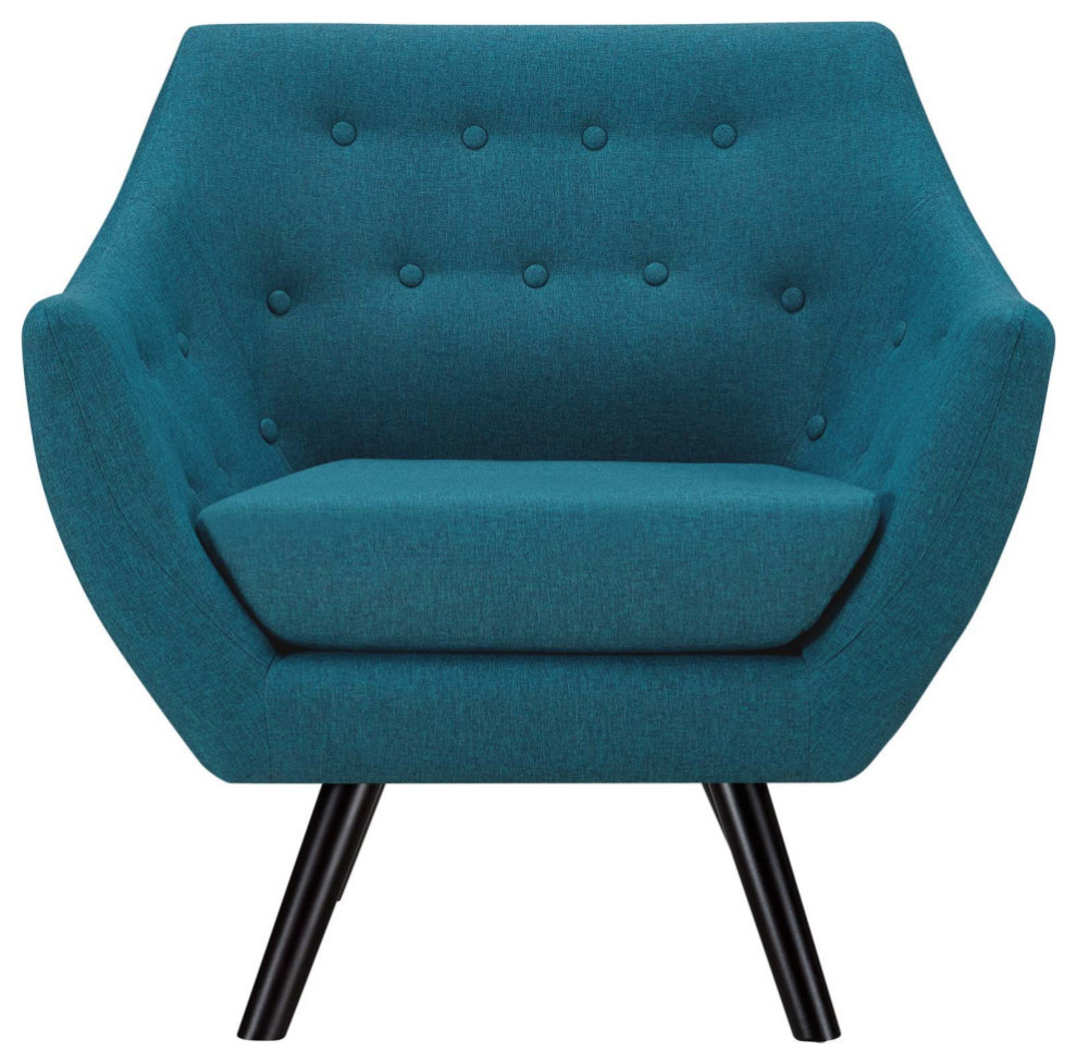 Xavier Teal Armchair   Contemporary   Armchairs And Accent Chairs   by Virgil Stanis Design  Houzz