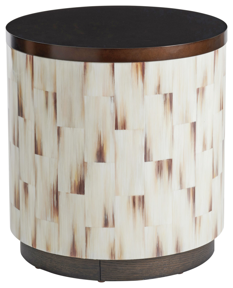 Crescent Commode End Table   Contemporary   Side Tables And End Tables   by Lexington Home Brands  Houzz