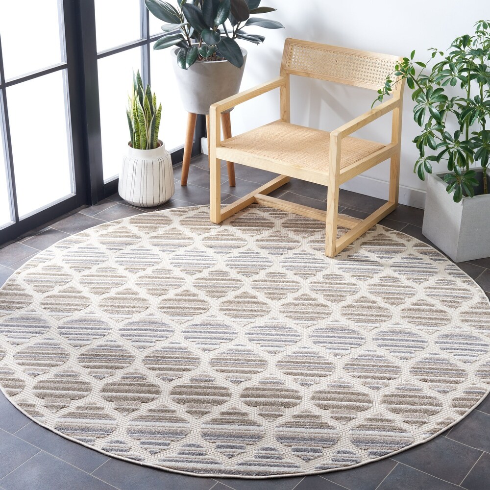 SAFAVIEH Cabana Nilgun Indoor/ Outdoor Waterproof Patio Trellis Rug