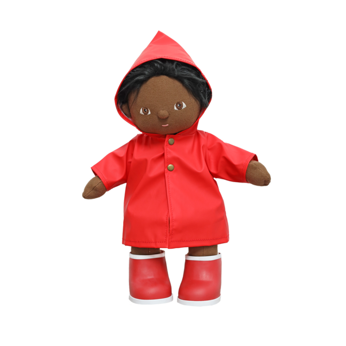 Dinkum Doll Rainy Play Outfit - Red by Olli Ella