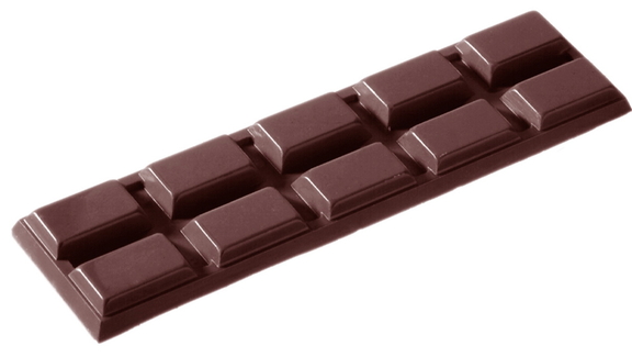 Chocolate World CW2047 Chocolate mould bar 2x5 41 ...