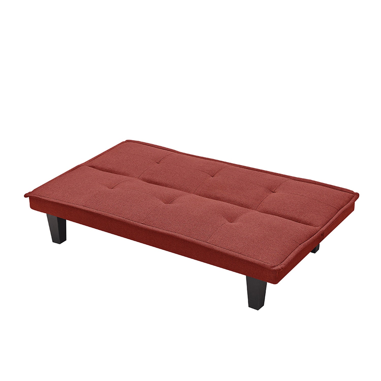 Aonesy Modern Fabric Futon Sofa Bed , Convertible Folding Futon Sofa Bed Sleeper for Home Living Room