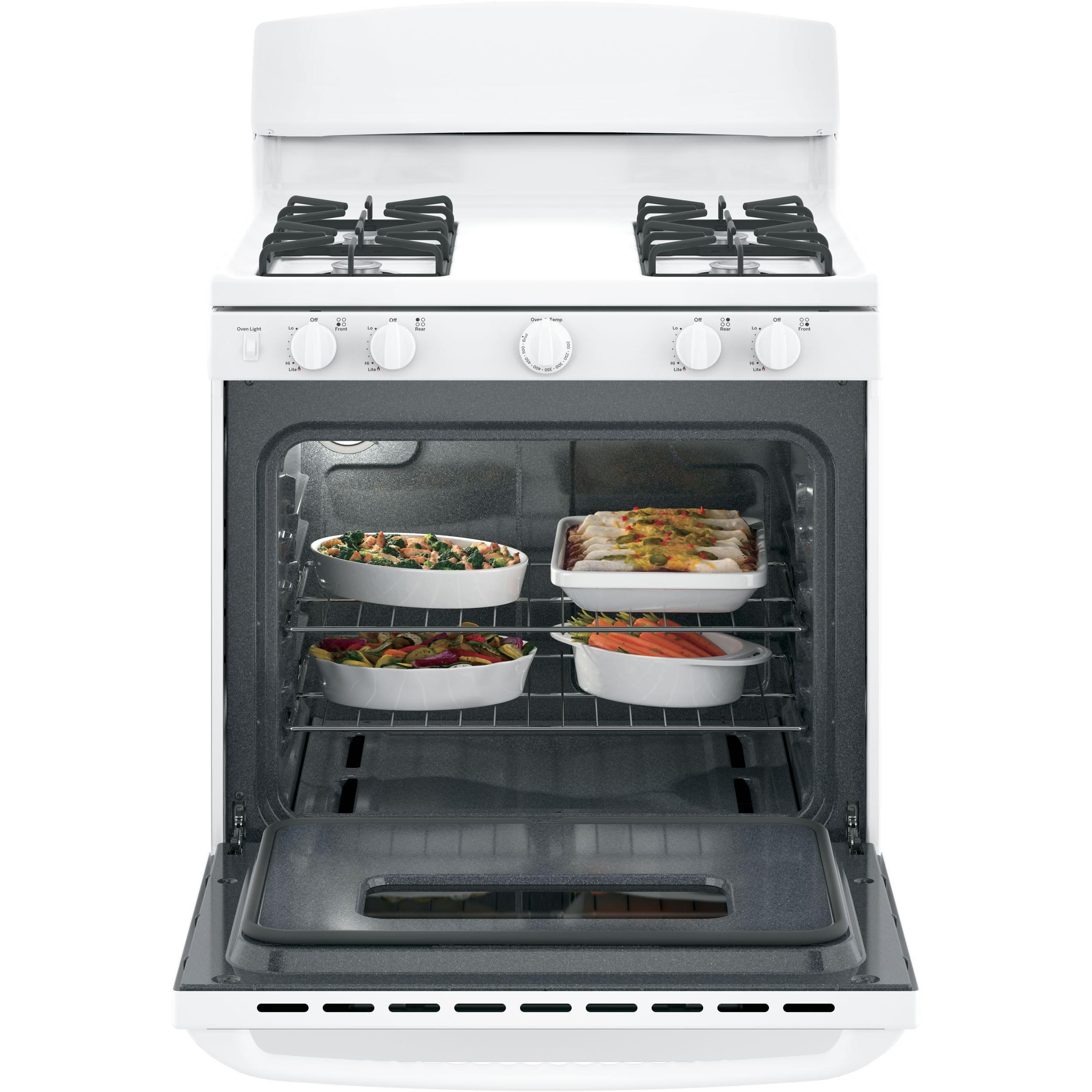 GE 30-inch Freestanding Gas Range JCGBS10DEMWW