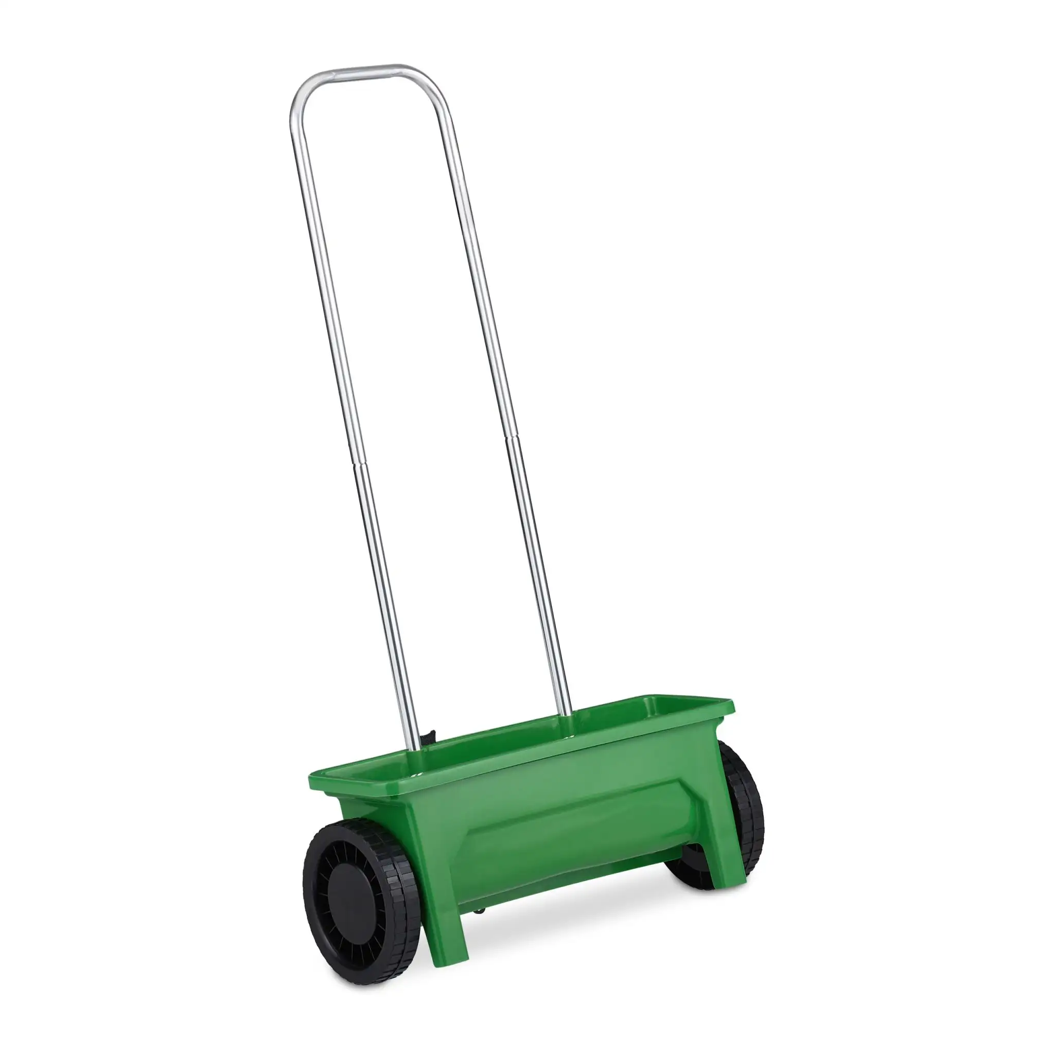 Factory  plastic 12L drop spreader w/aluminium lawn garden agricultural  fertilizer spreaders hand seed spreader handheld