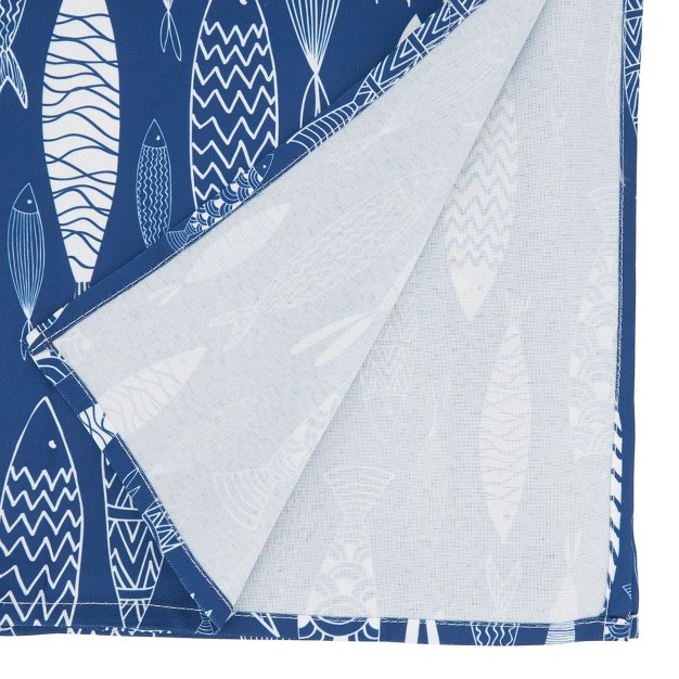 Saro Lifestyle Fish Design Long Table Runner