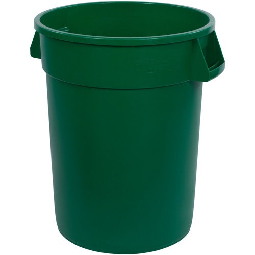 Carlisle 84103209 Bronco Round Waste Container 32 Gallon， Green