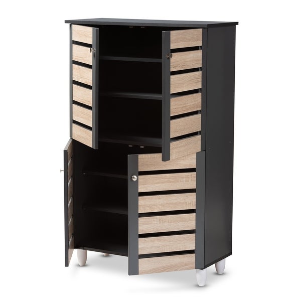 Contemporary Shoe Storage Cabinet - - 26396244