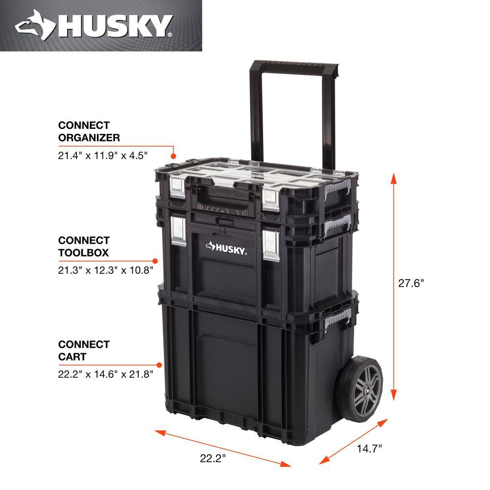 Husky 22 in. Connect Rolling System Tool Box 230381