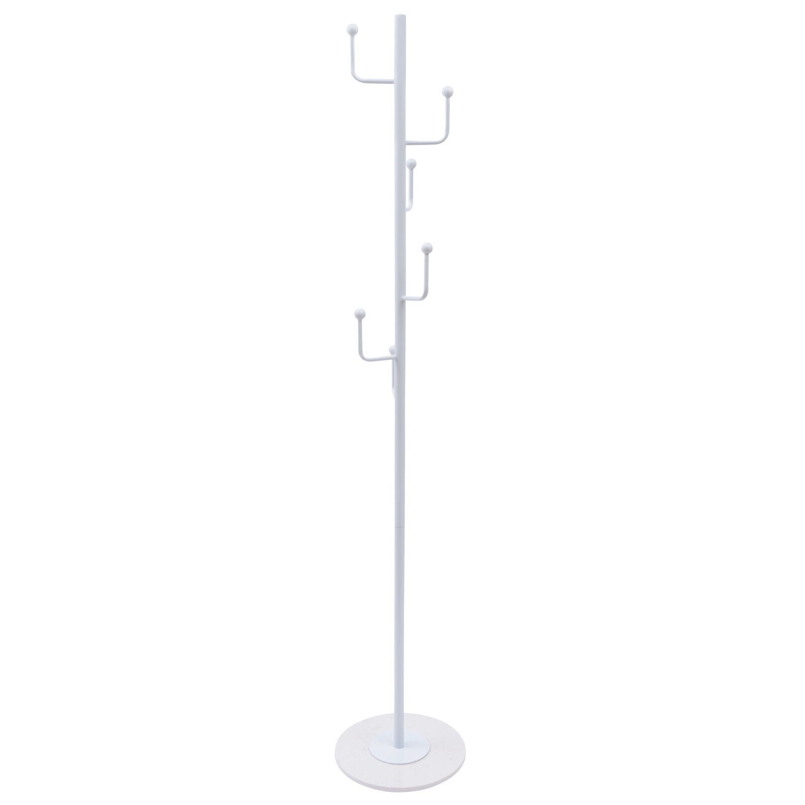 Miumaeov Coat Rack with 6 Hooks Coat Rack Freestanding with 0.55