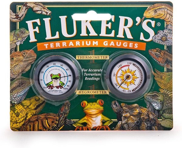 Fluker's Terrarium Gauges Thermometer and Hygrometer Combo Pack