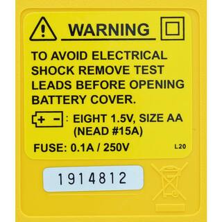 IDEAL 3-Pole Earth Ground Resistance Tester 61-796