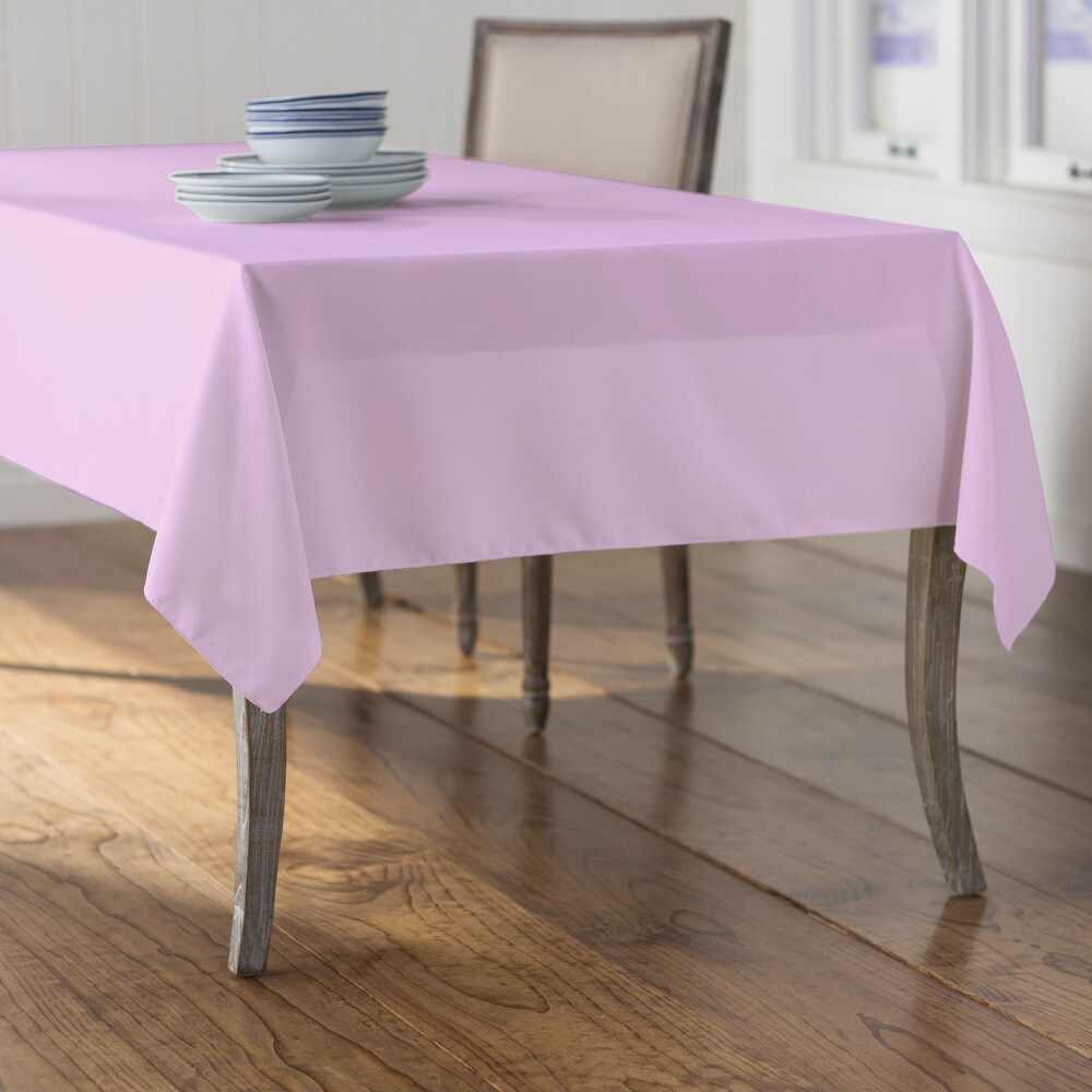 Polyester Poplin Rectangular Tablecloth 3 Sizes 41 Colors