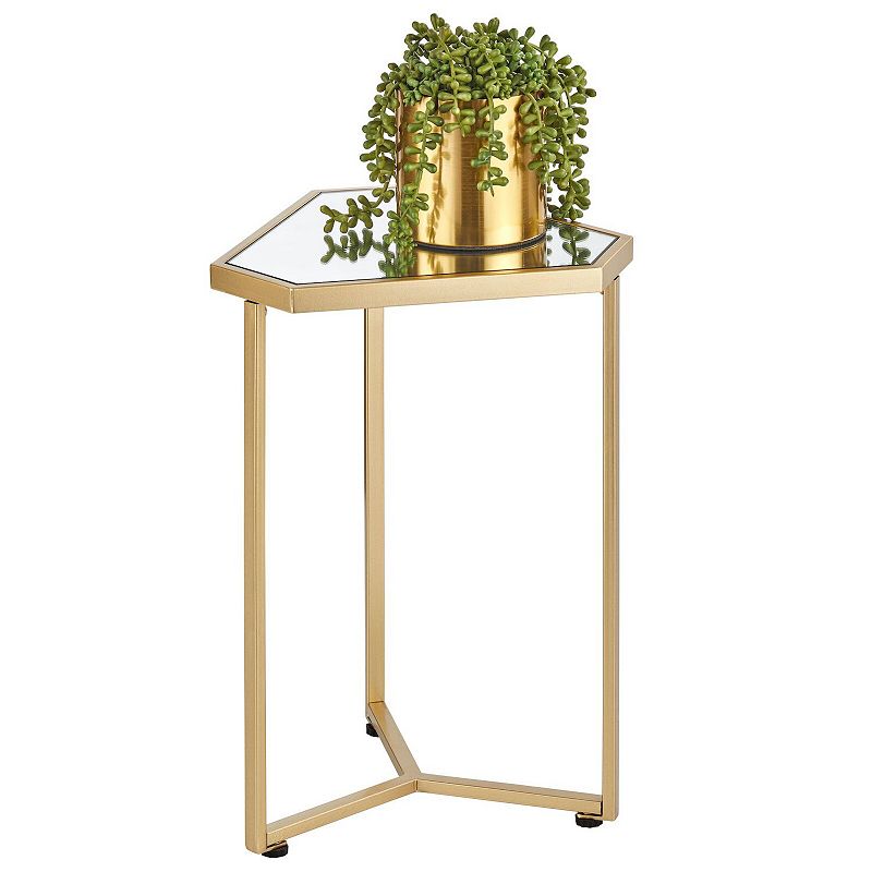 mDesign Triangle Inlay Top Accent Table