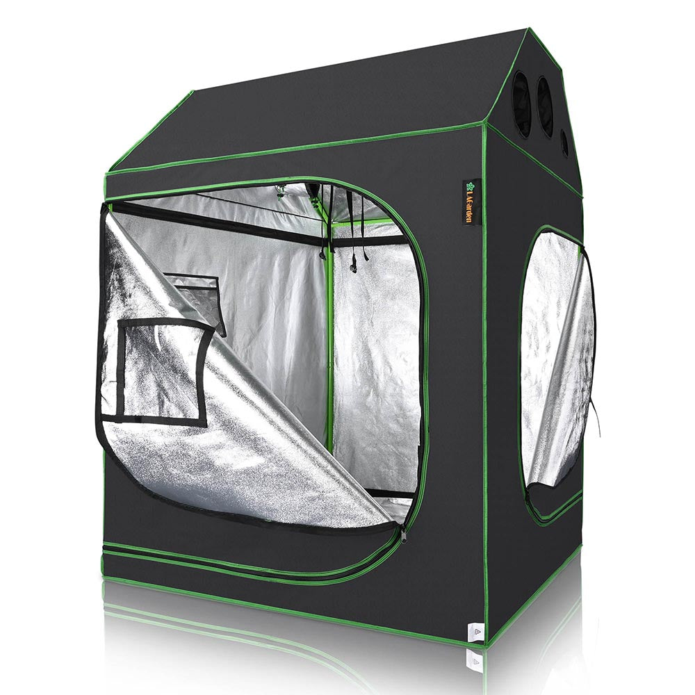 LAGarden 4x4 Grow Tent Roof Cube Hydro Grow Room 48x48x72