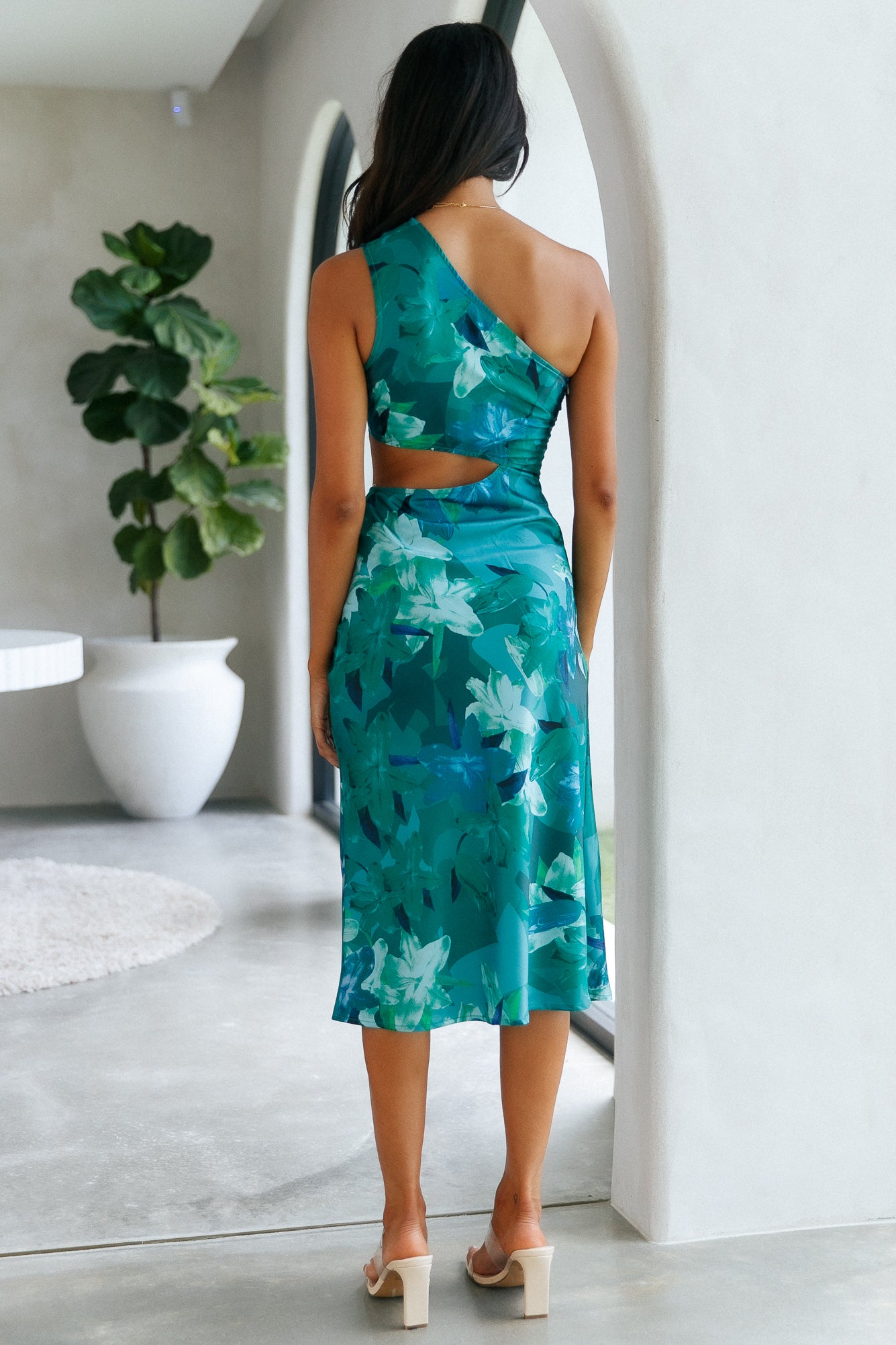 Headed Up Midi Dress Green