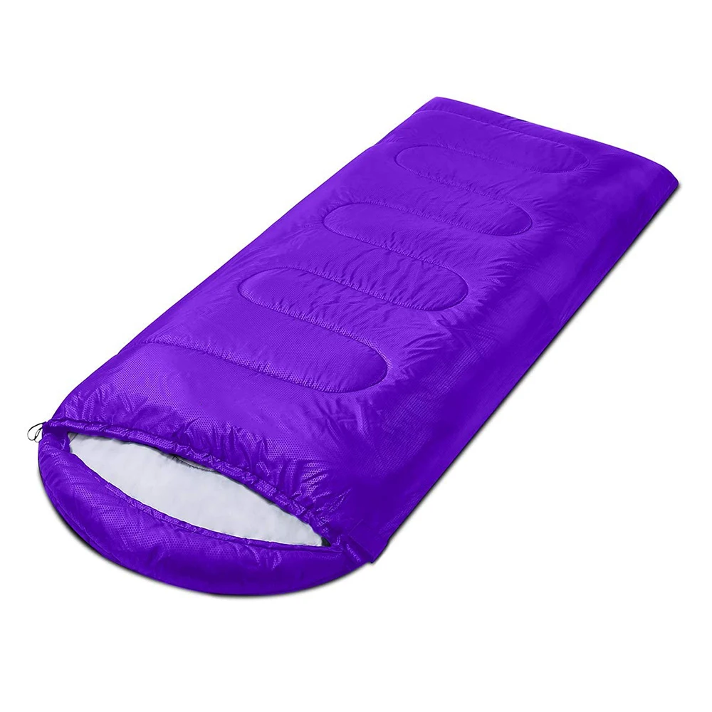 Factory Direct High Quality Camping 3 Season Outdoor Cotton Sleeping Bag Ultralight Compact Hiking sleeping bag for winter