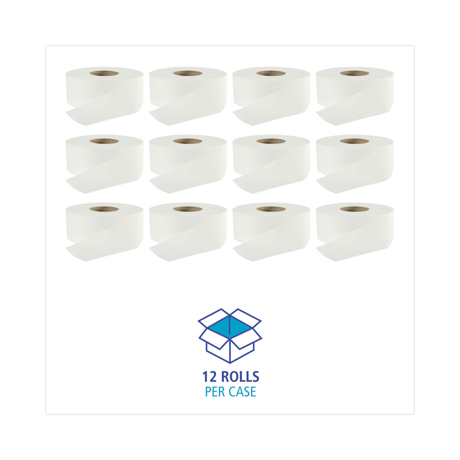 Jumbo Roll Bathroom Tissue by Boardwalkandreg; BWK410320