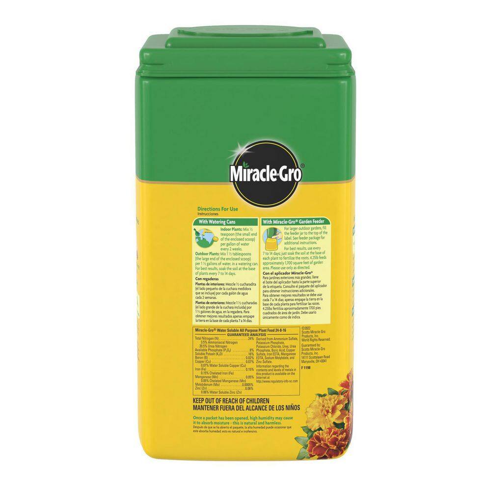 Miracle-Gro Water Soluble 4.25 lb. All Purpose Plant Food (24-8-16) 302050605