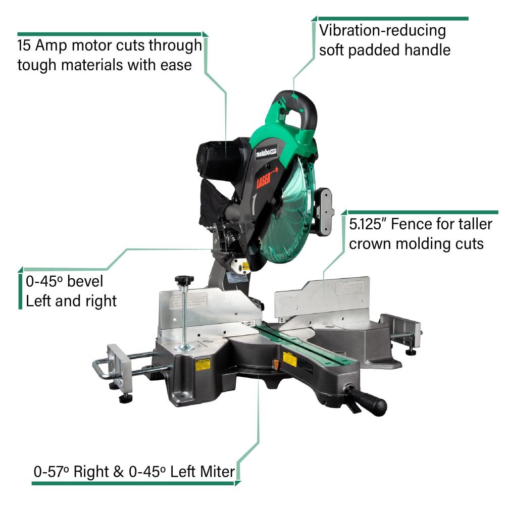 12-in Sliding Miter Saw ;