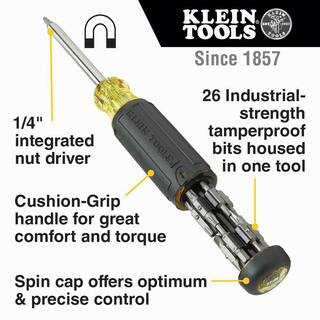 Klein Tools 27-in-1 Multi-Bit Tamperproof Screwdriver 32307