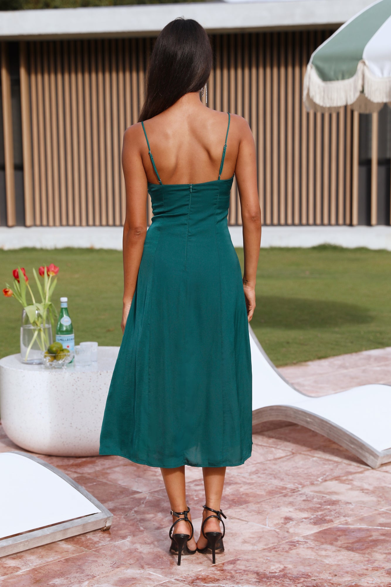 Ideal Retreat Maxi Dress Green