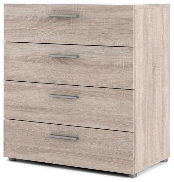 4 Drawer Chest Truffle   Contemporary   Dressers   by Homesquare  Houzz