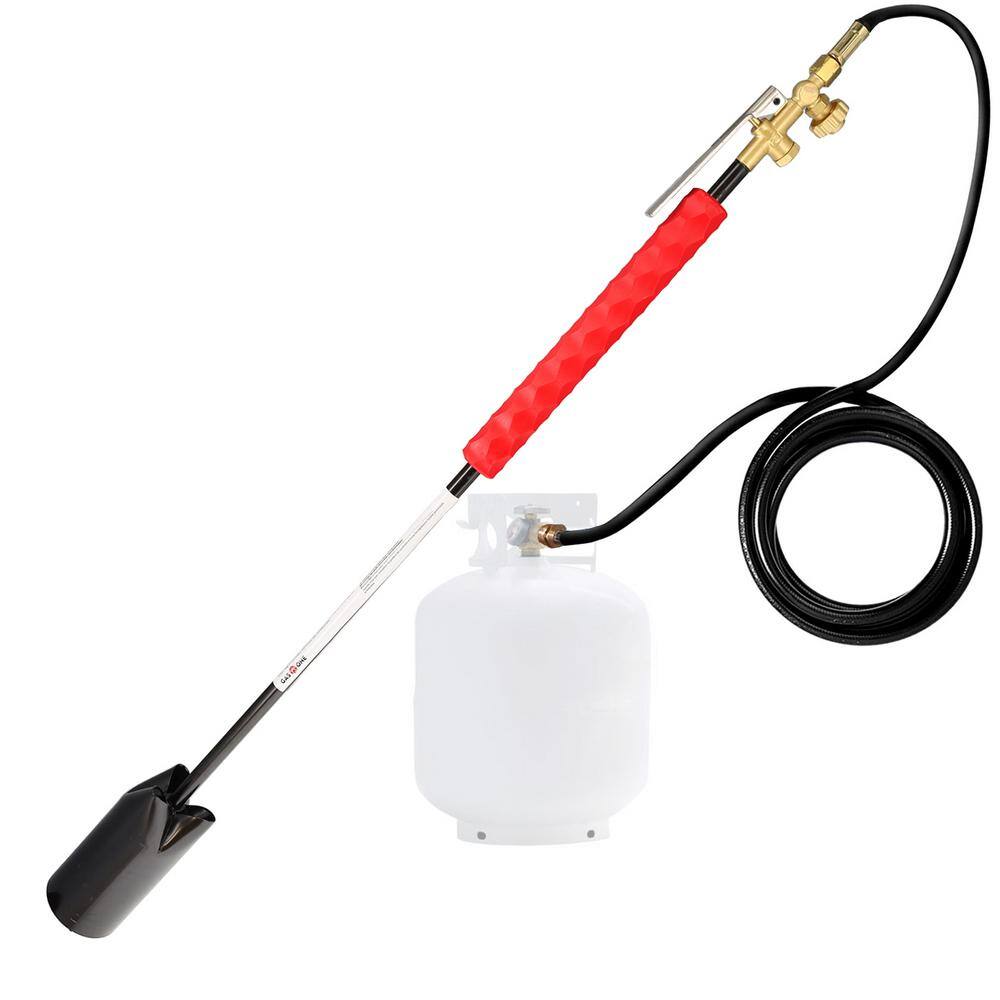 GASONE 500K BTU Propane Torch Burner with Flint Striker for 5 lbs. - 40 lbs. Propane Tanks GT-500-H