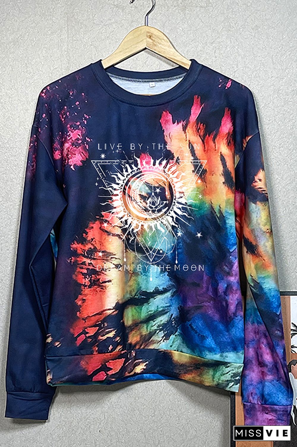 Live By The Sun Dream By The Moon Sweatshirt Women Wholesale