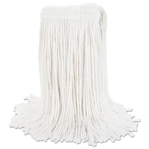 Boardwalk Cut-End Wet Mop Head | Rayon， No. 20， White | BWK2020REA