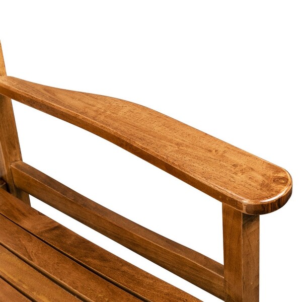 Patio Porch Solid Wood Rocker Chair