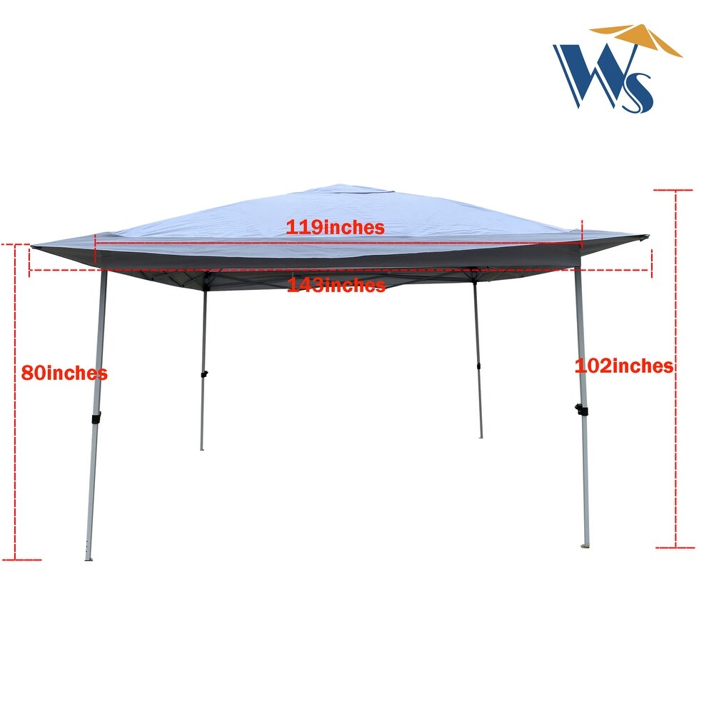 Outdoor Pop Up Gazebo Tent with Strong Steel Frame and Storage Bag