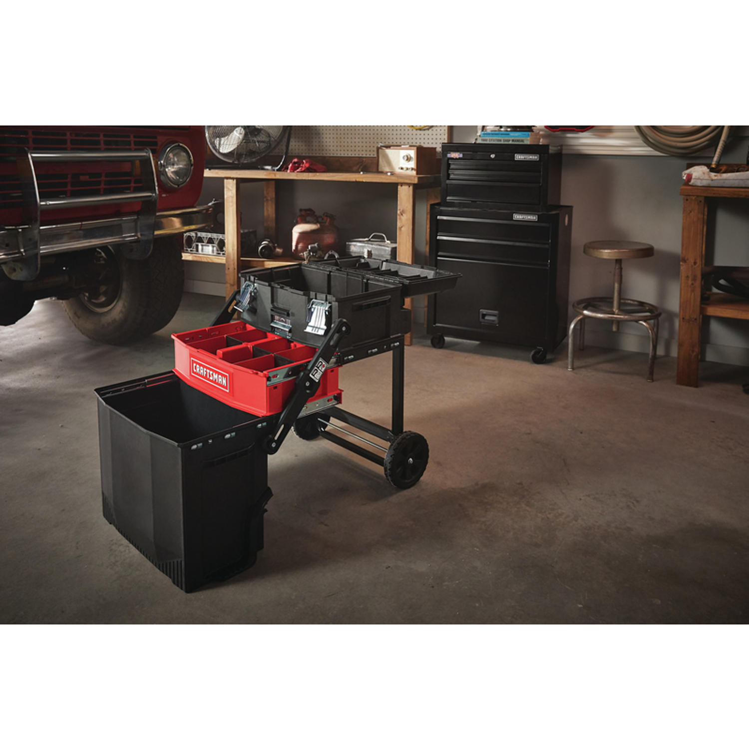 Craftsman 21.5 in. L X 16.2 in. W X 28.8 in. H Multi-Level Workstation 88 lb. cap.