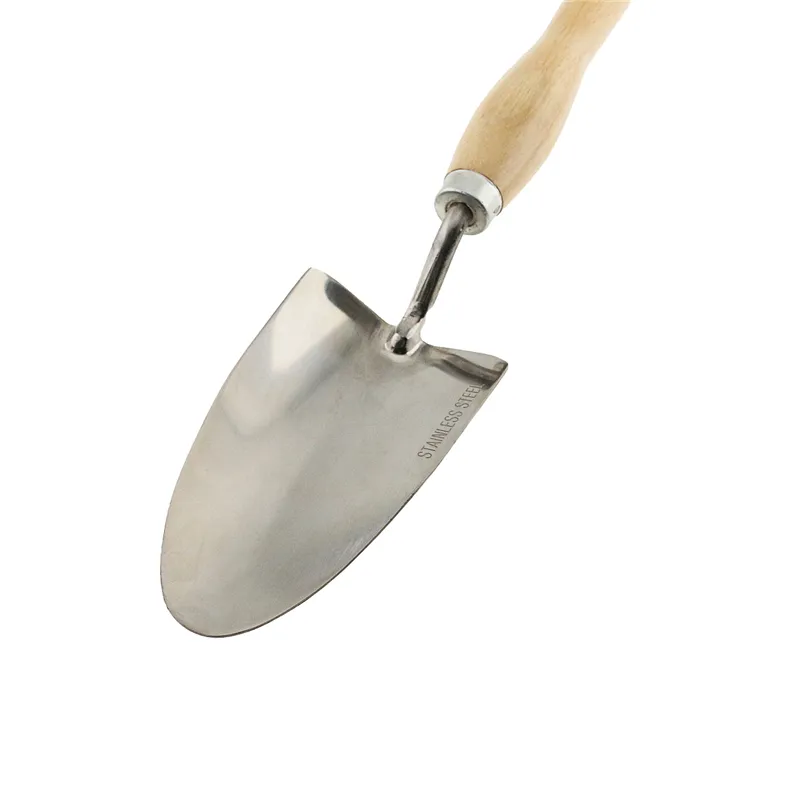 Professional customized Stainless Steel Garden hand tools heavy duty Potting Shovel transplant trowel