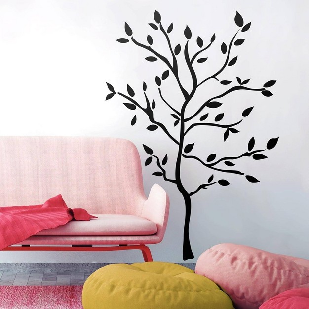 Tree Branches Peel And Stick Wall Decal Black Roommates